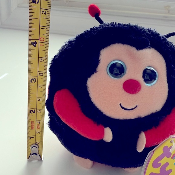 Ty Beanie Ballz Dots Ladybug Plush - Picture 6 of 8